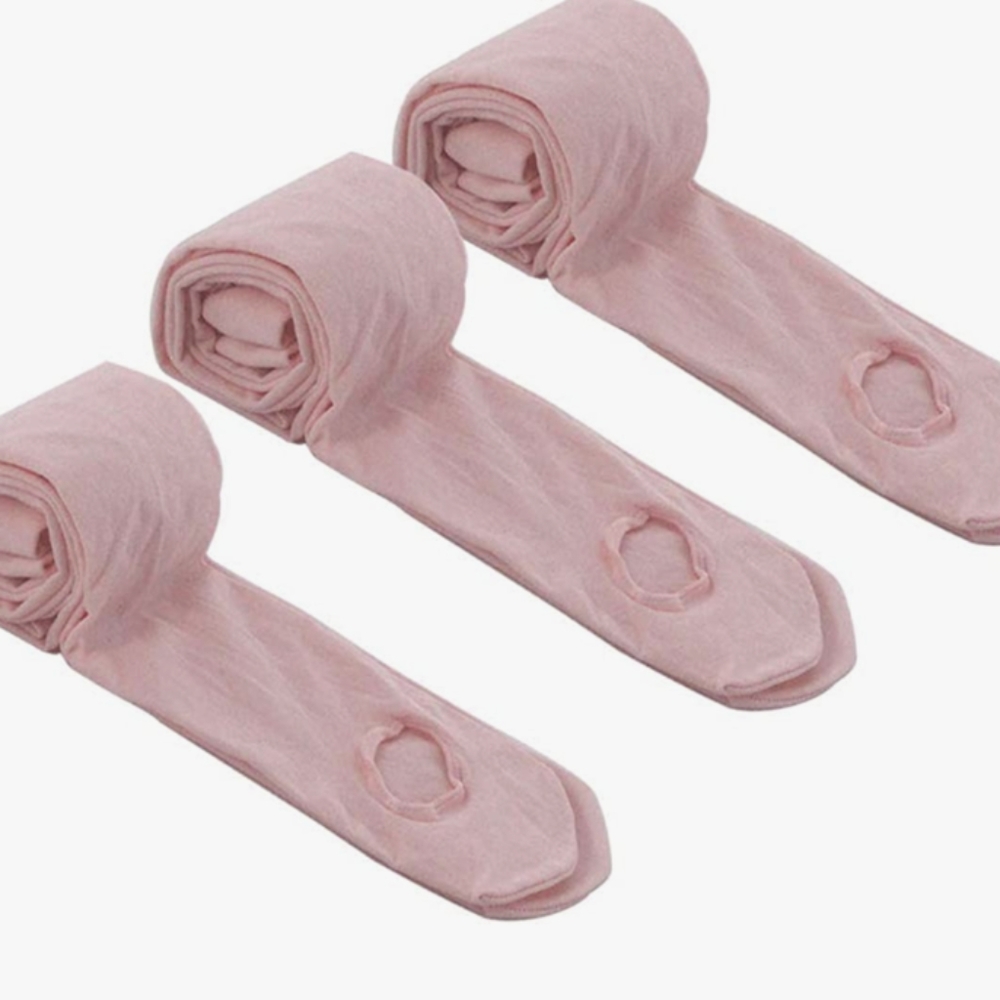 NEW Manzi pink tights XXL size 3 pairs